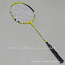 2015New Chegar Hot Sell Wholrsale Moda Ferro Amarelo E Vermelho XL7013 Especializada Raquete De Badminton